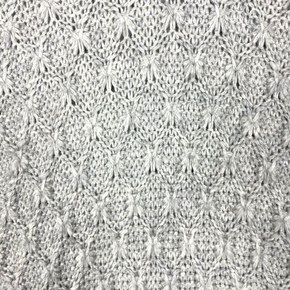 SPARROW BY Anthropologie Grey Button UP Cable Knit Cowl Neck Duster Cardigan XSP - Picture 5 of 8